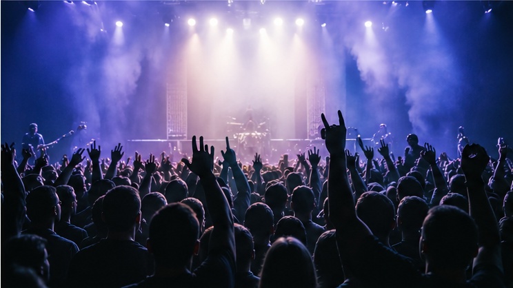 Music themed website image